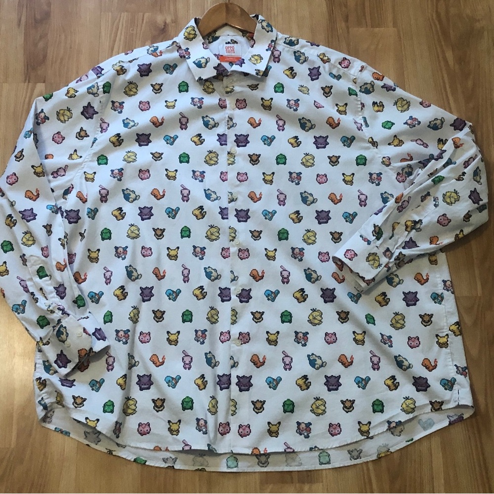 Oppo White Shirt with Colorful Character Print